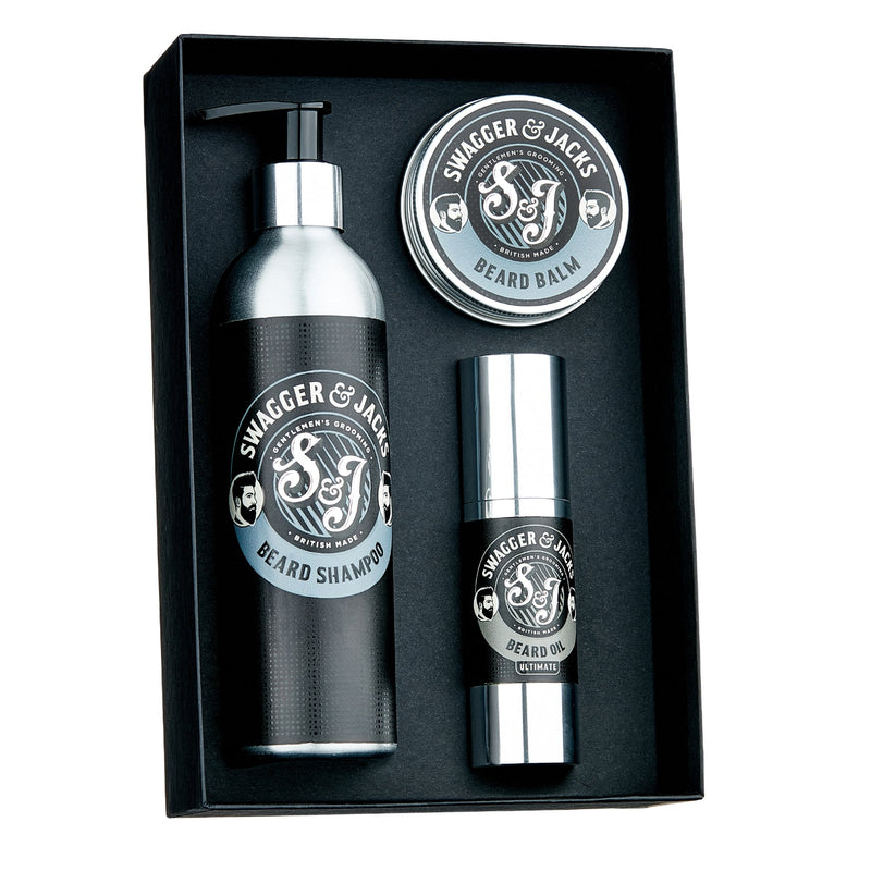 Ultimate Beard Care Gift Box Set - Swagger & Jacks Gentlemen's Grooming Ltd