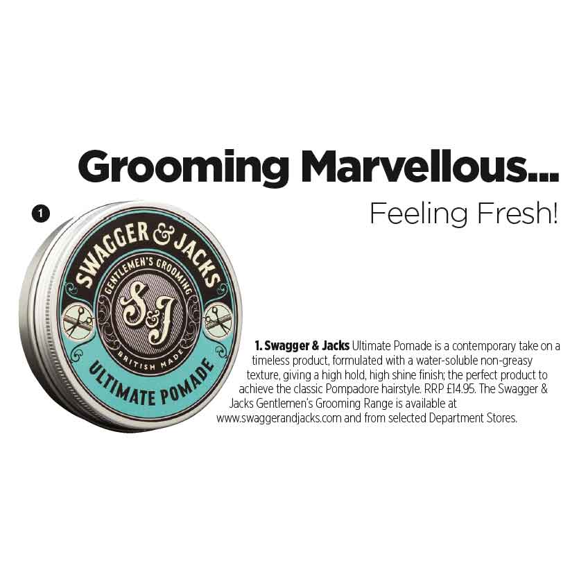 Ultimate Pomade + Kent Handmade Folding Pocket Comb - Swagger & Jacks Gentlemen's Grooming Ltd