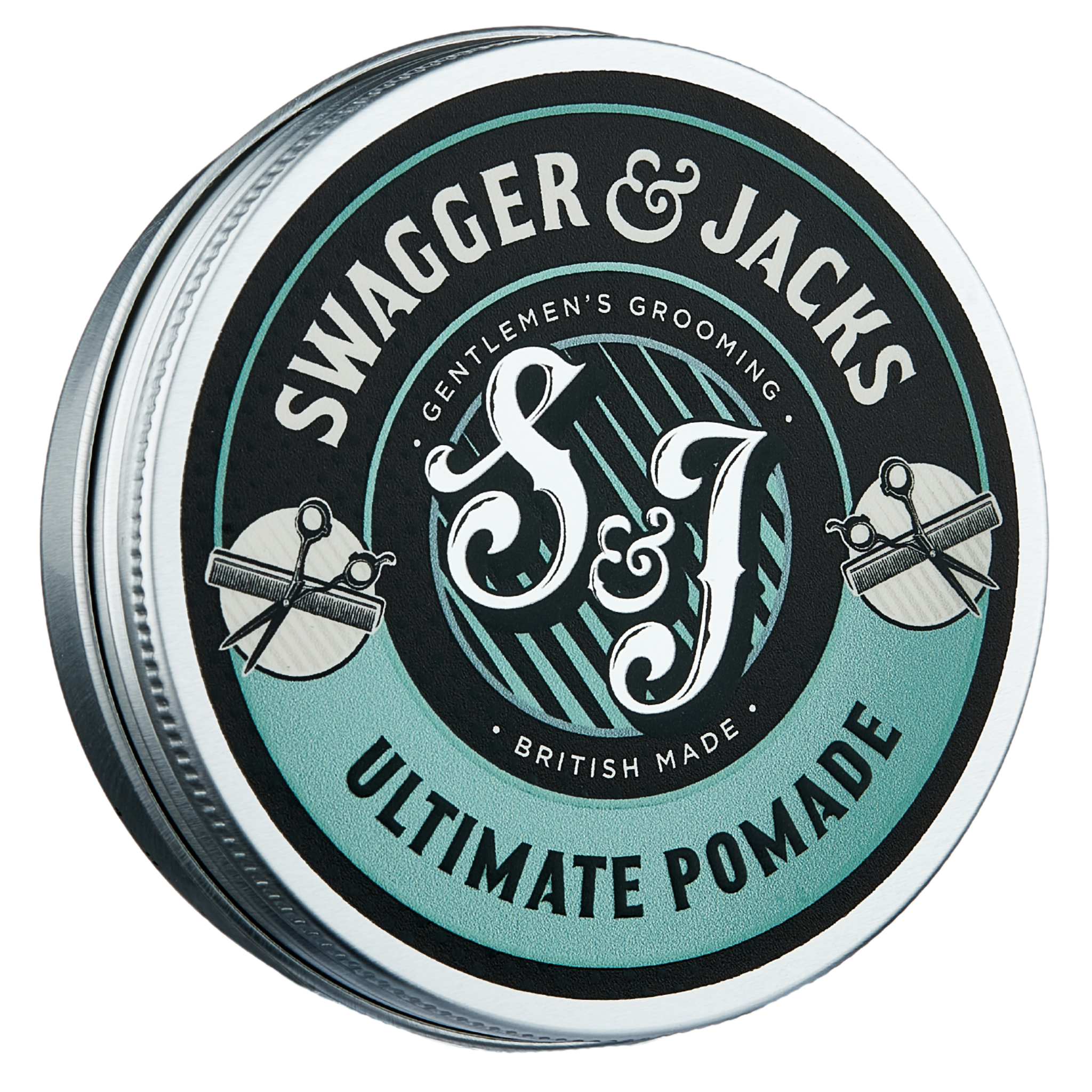 Swagger & Jacks Ultimate Pomade – high hold, high shine water-soluble hair styling pomade for men