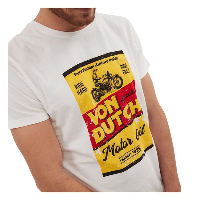 Von Dutch Box T-Shirt White - Swagger & Jacks Ltd