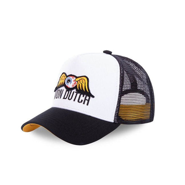 Von Dutch Eyes Cap Black/Yellow - Swagger & Jacks Ltd