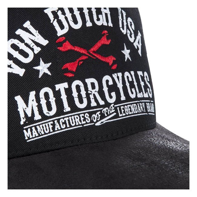 Von Dutch Garage Trucker Cap Black - Swagger & Jacks Ltd