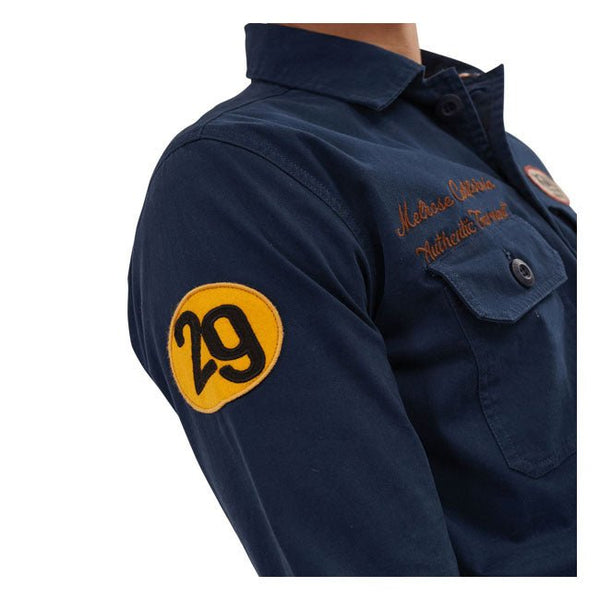 Von Dutch Santor Shirt Navy - Swagger & Jacks Ltd